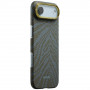 PITAKA Edge Case Breath of Veins case for Apple iPhone Air, dive green