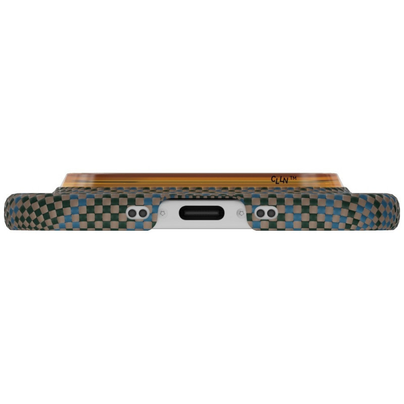 PITAKA Edge Case Breath of Veins case for Apple iPhone Air, dive green