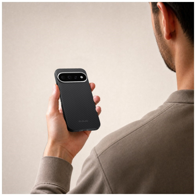 PITAKA Edge Case for Google Pixel 11, black-grey