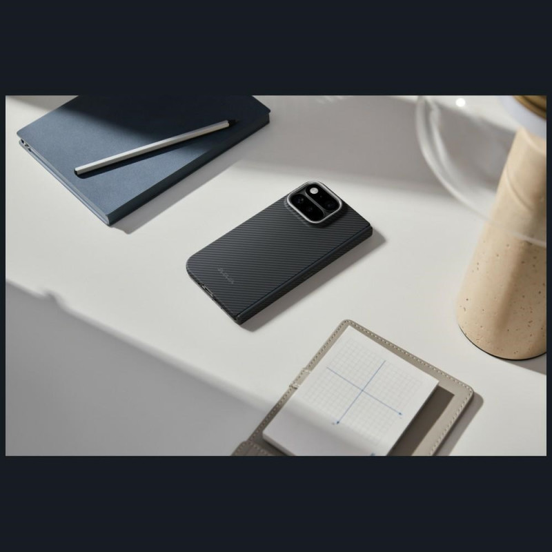 PITAKA Edge Case for Google Pixel 11 Pro, black-grey