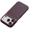PITAKA Edge Case Argyle MagSafe case for Apple iPhone 18 Pro / 17 Pro, blue-red