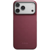 PITAKA Edge Case Argyle MagSafe case for Apple iPhone 18 Pro Max / 17 Pro Max, burgundy
