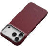 PITAKA Edge Case Argyle MagSafe case for Apple iPhone 18 Pro Max / 17 Pro Max, burgundy
