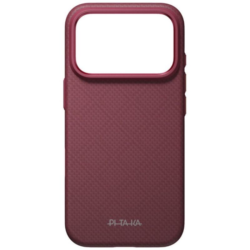 PITAKA Summa Case for Apple iPhone 18 Pro / 17 Pro, burgundy