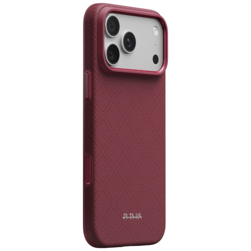 PITAKA Summa Case for Apple iPhone 18 Pro Max / 17 Pro Max, burgundy