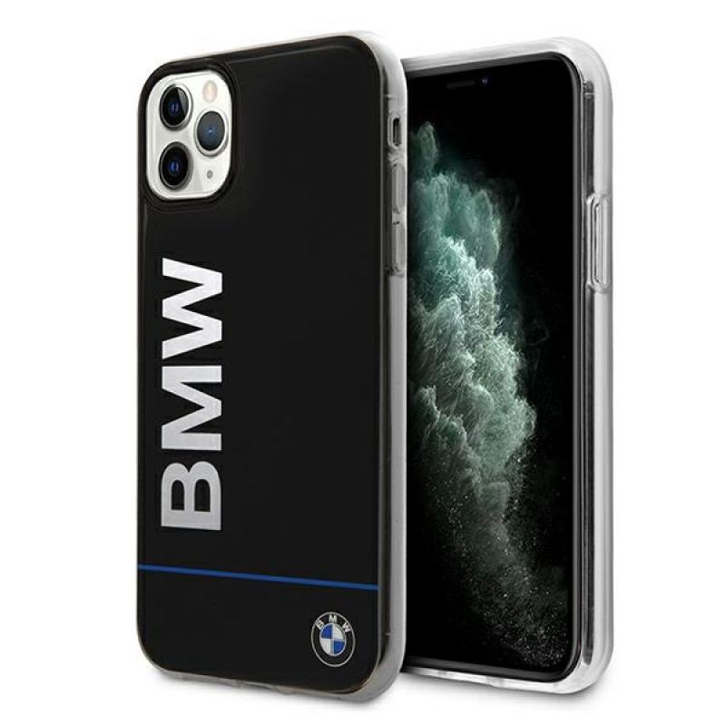 BMW BMHCN58PCUBBK Apple iPhone 11 Pro hardcase Signature Printed Logo, Black