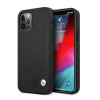 BMW BMHCP12LRCDPK Apple iPhone 12 Pro Max hardcase Leather Deboss, Black
