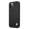 BMW BMHCP12LRCDPK Apple iPhone 12 Pro Max hardcase Leather Deboss, Black