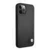 BMW BMHCP12LRCDPK Apple iPhone 12 Pro Max hardcase Leather Deboss, Black