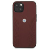 BMW BMHCP13SRSPPR Apple iPhone 13 mini hardcase Leather Curve Perforate, Red