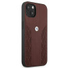 BMW BMHCP13SRSPPR Apple iPhone 13 mini hardcase Leather Curve Perforate, Red