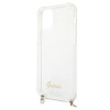 Guess GUHCP12MKC4GSGO Apple iPhone 12 / 12 Pro hardcase 4G Gold Chain, Transparent