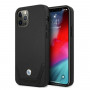 BMW BMHCP12MRSWPK Apple iPhone 12 / 12 Pro hardcase Leather Perforate, Black