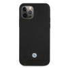 BMW BMHCP12MRSWPK Apple iPhone 12 / 12 Pro hardcase Leather Perforate, Black