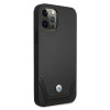 BMW BMHCP12MRSWPK Apple iPhone 12 / 12 Pro hardcase Leather Perforate, Black