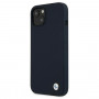 BMW BMHCP13SSILNA Apple iPhone 13 mini hardcase Silicone Signature, Navy