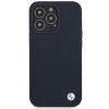 BMW BMHCP13XSILNA Apple iPhone 13 Pro Max hardcase Silicone Signature, Navy