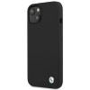 BMW BMHCP13SSILBK Apple iPhone 13 mini hardcase Silicone Signature, Black