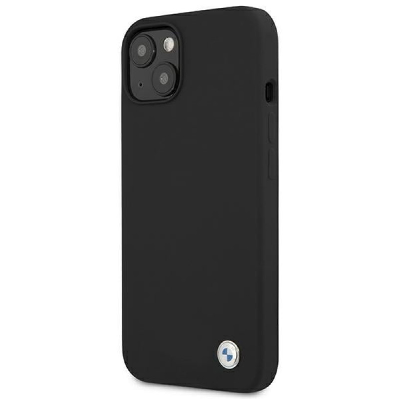 BMW BMHCP13SSILBK Apple iPhone 13 mini hardcase Silicone Signature, Black
