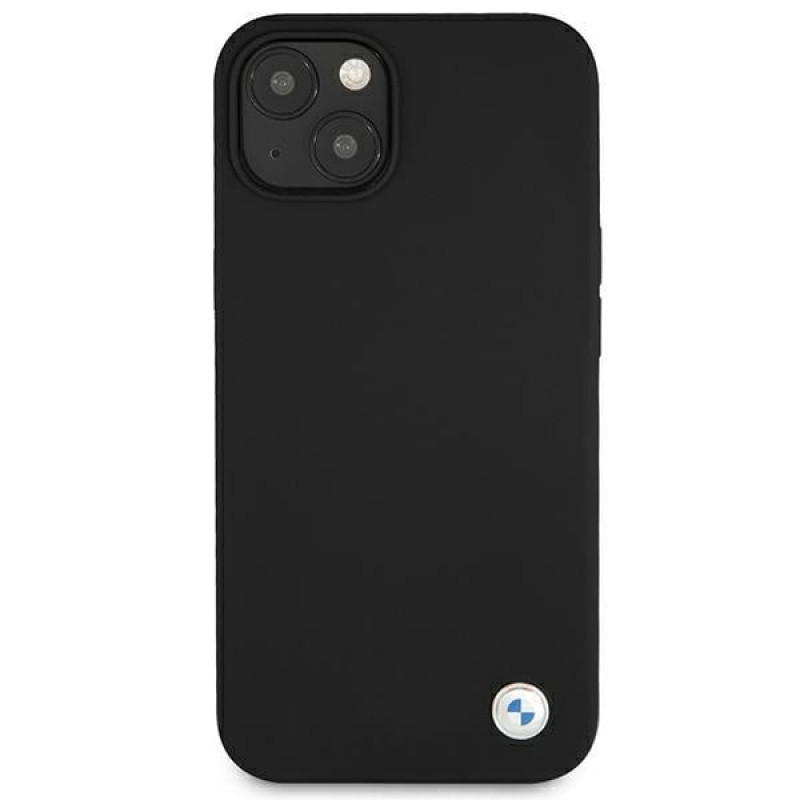 BMW BMHCP13SSILBK Apple iPhone 13 mini hardcase Silicone Signature, Black
