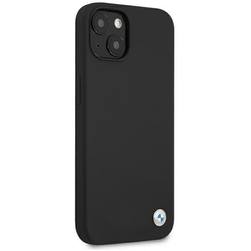 BMW BMHCP13SSILBK Apple iPhone 13 mini hardcase Silicone Signature, Black