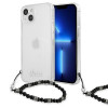 Guess GUHCP13SKPSBK Apple iPhone 13 mini hardcase Black Pearl, Transparent