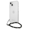 Guess GUHCP13SKPSBK Apple iPhone 13 mini hardcase Black Pearl, Transparent