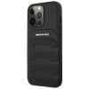 Mercedes-AMG AMHCP14LGSEBK Apple iPhone 14 Pro hardcase, Leather Debossed Lines, black