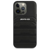 Mercedes-AMG AMHCP14LGSEBK Apple iPhone 14 Pro hardcase, Leather Debossed Lines, black