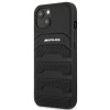 Mercedes-AMG AMHCP14MGSEBK Apple iPhone 14 Plus / 15 Plus hardcase, Leather Debossed Lines, black