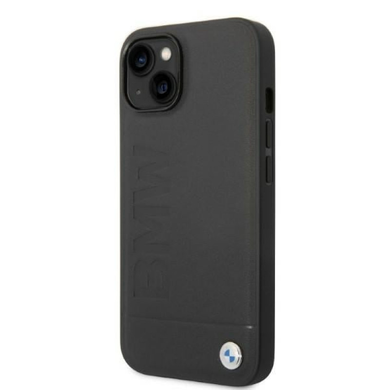 BMW BMHMP14MSLLBK Apple iPhone 14 Plus / 15 Plus hardcase, Signature Logo Imprint MagSafe, black