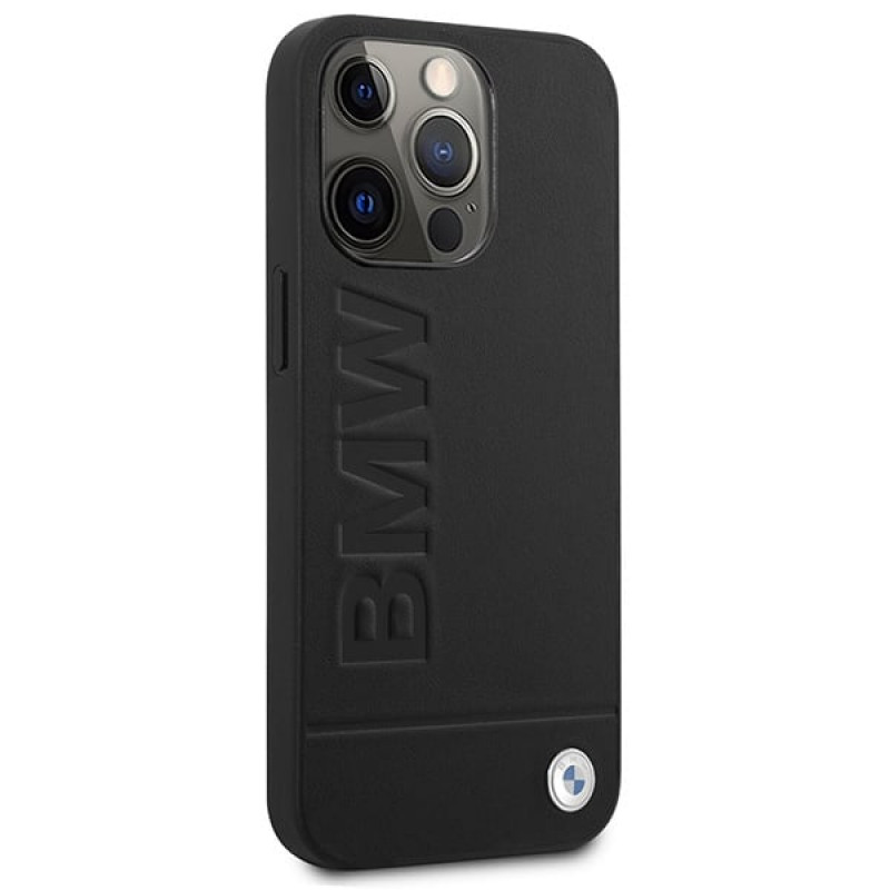 BMW BMHMP14LSLLBK Apple iPhone 14 Pro hardcase, Signature Logo Imprint MagSafe, black