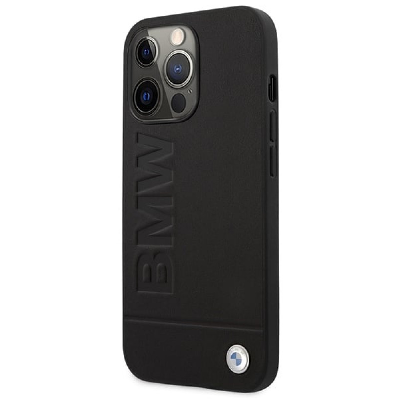 BMW BMHMP14XSLLBK Apple iPhone 14 Pro Max hardcase, Signature Logo Imprint MagSafe, black