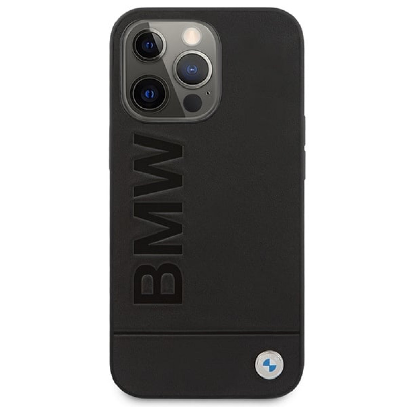 BMW BMHMP14XSLLBK Apple iPhone 14 Pro Max hardcase, Signature Logo Imprint MagSafe, black