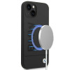 BMW BMHMP14MSLBLBK Apple iPhone 14 Plus / 15 Plus hardcase, Silicone Signature Logo MagSafe, black