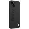 BMW BMHMP14MSLBLBK Apple iPhone 14 Plus / 15 Plus hardcase, Silicone Signature Logo MagSafe, black