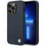 BMW BMHMP14XSILNA Apple iPhone 14 Pro Max case, Silicone Metal Logo MagSafe, navy