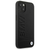 BMW BMHCP14MSLLBK Apple iPhone 14 Plus / 15 Plus case, Leather Stamp, black