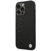 BMW BMHCP14XSLLBK Apple iPhone 14 Pro Max case, Leather Stamp, black