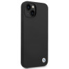BMW BMHCP14MSILBK Apple iPhone 14 Plus / 15 Plus case, Silicone Metal Logo, black