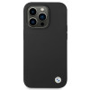 BMW BMHCP14XSILBK Silicone Metal Logo hardcase for Apple iPhone 14 Pro Max 6.7", black