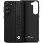 BMW BMHCS23M22RDPK Leather Textured & Stripe hardcase for Samsung Galaxy S23+ (S916), black