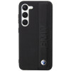 BMW BMHCS23M22RDPK Leather Textured & Stripe hardcase for Samsung Galaxy S23+ (S916), black