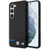 BMW BMHCS23M22NBCK Leather Carbon hardcase for Samsung Galaxy S23+ (S916), black