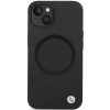BMW BMHMP14SSILBK2 Signature Liquid Silicone MagSafe Case for Apple iPhone 14, black