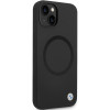 BMW BMHMP14SSILBK2 Signature Liquid Silicone MagSafe Case for Apple iPhone 14, black
