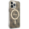Guess GUHMP13LH4STW 4G MagSafe Hardcase for Apple iPhone 13 Pro, brown