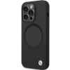 BMW BMHMP14LSILBK2 Signature Liquid Silicone MagSafe Case for Apple iPhone 14 Pro, black