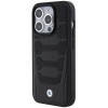 BMW BMHCP15X22RPSK Leather Seats Pattern Hardcase for Apple iPhone 15 Pro Max, black