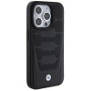 BMW BMHCP15X22RPSK Leather Seats Pattern Hardcase for Apple iPhone 15 Pro Max, black